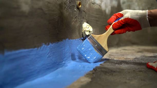 Commercial Emergency Waterproofing project at a Notre Dame, IN business property by SJ Waterproofing Pros
